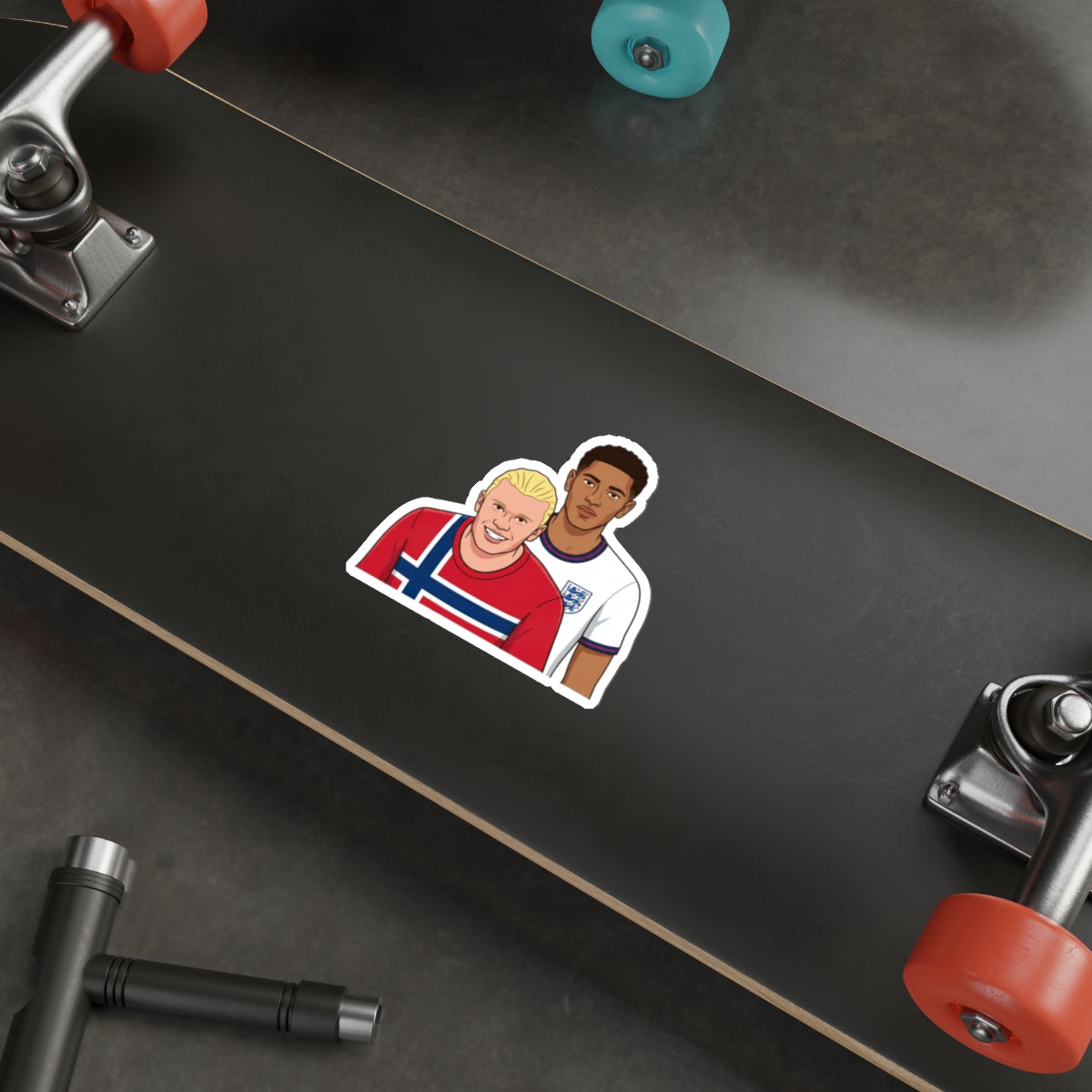Haaland & Bellingham - ¿Dónde Están Las Rubias? Sticker