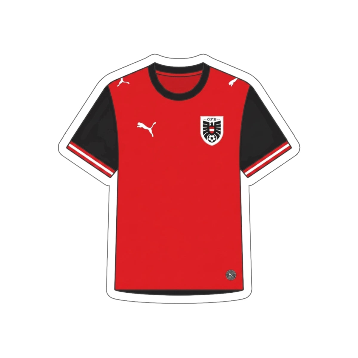 Puma Austria 2026 Men's Home Soccer Jersey