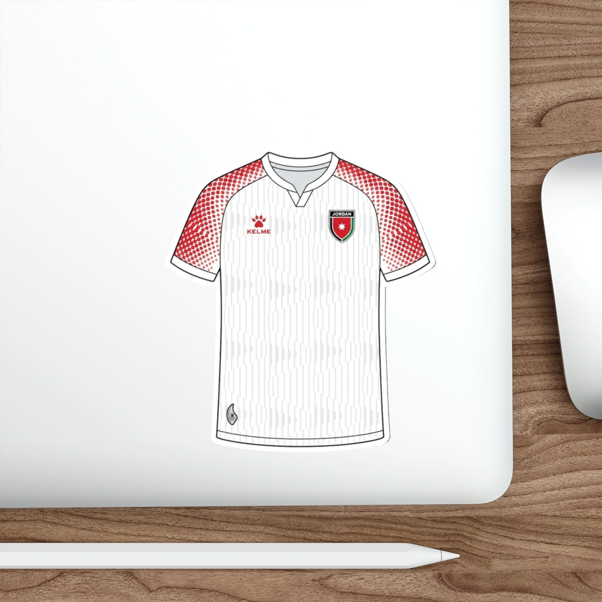 Jordan 2026 Home Kit Die-Cut Sticker – National Football Vinyl Decal