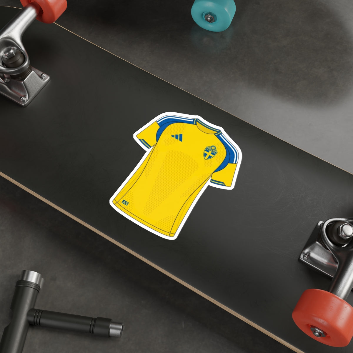 Sweden 2026 Home Kit Die-Cut Sticker – Football Vinyl Decal