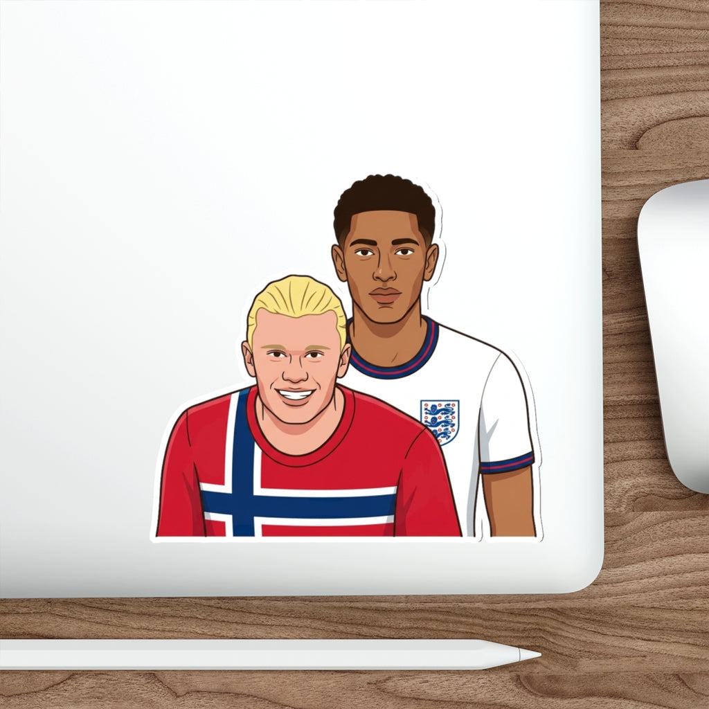 Haaland & Bellingham - ¿Dónde Están Las Rubias? Sticker