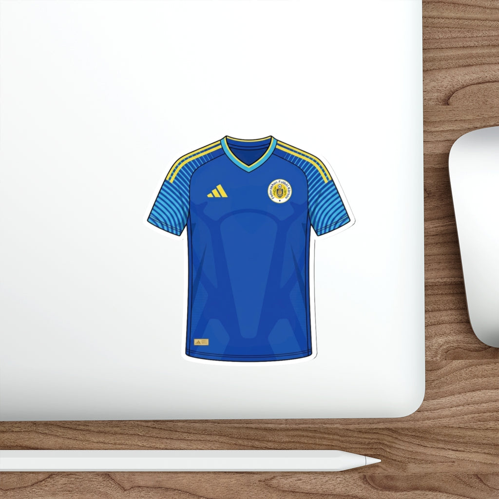 Curaçao 2026 Home Kit Die-Cut Sticker – Football Vinyl Decal