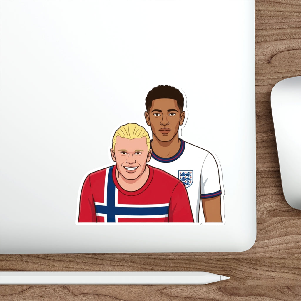 Haaland & Bellingham - ¿Dónde Están Las Rubias? Sticker