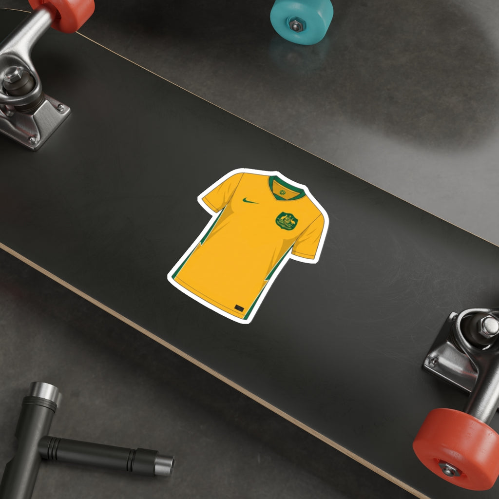 Australia 2026 Home Kit Die-Cut Sticker – Soccer Vinyl Decal