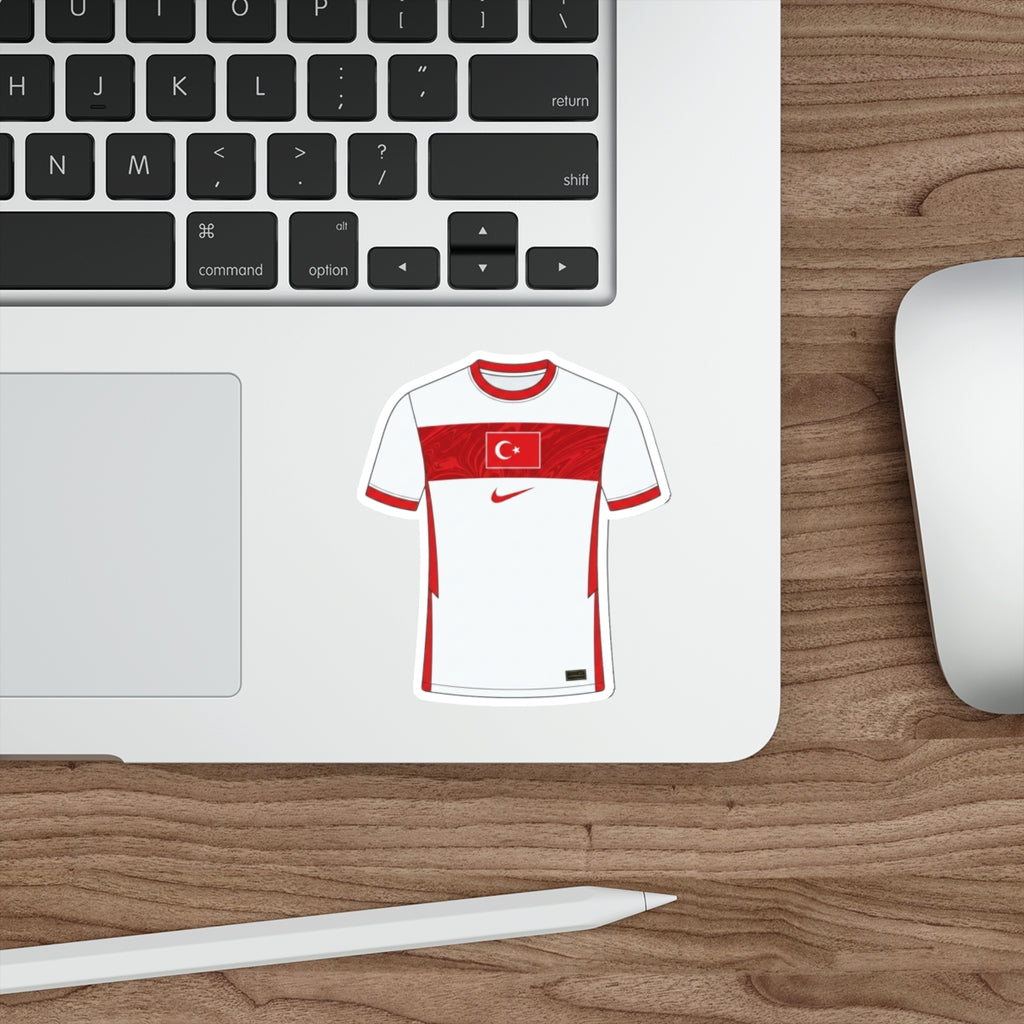 Turkey 2024 Home Kit Die-Cut Sticker – Football Vinyl Decal
