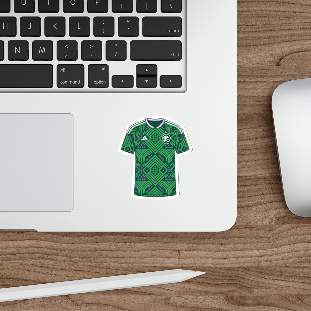 Saudi Arabia 2026 Home Kit Die-Cut Sticker – Football Vinyl Decal