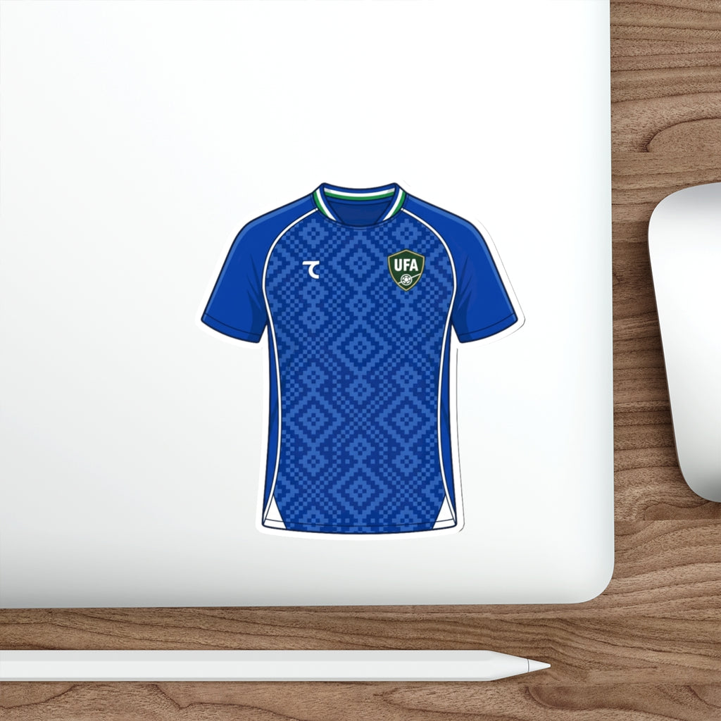 Uzbekistan 2026 Home Kit Die-Cut Sticker – Football Vinyl Decal