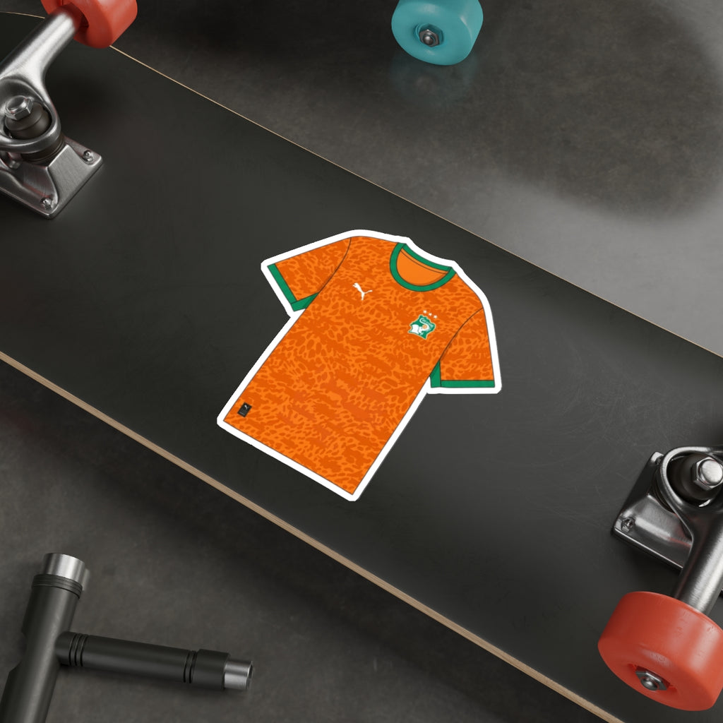 Ivory Coast 2026 Home Kit Die-Cut Sticker – Football Vinyl Decal