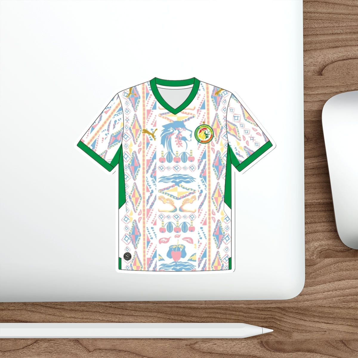 Senegal 2026 Home Kit Die-Cut Sticker – Football Vinyl Decal