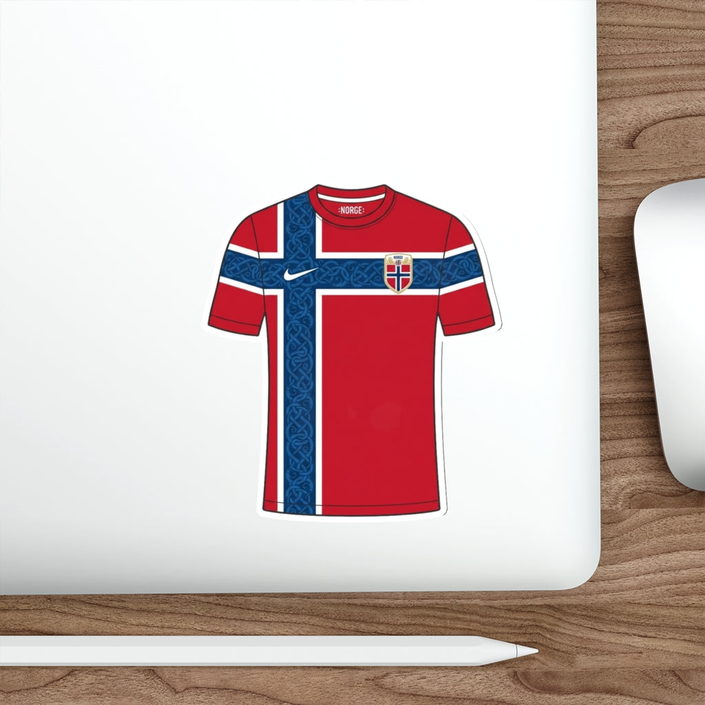 Norway 2026 Home Kit Die-Cut Sticker – Football Vinyl Decal