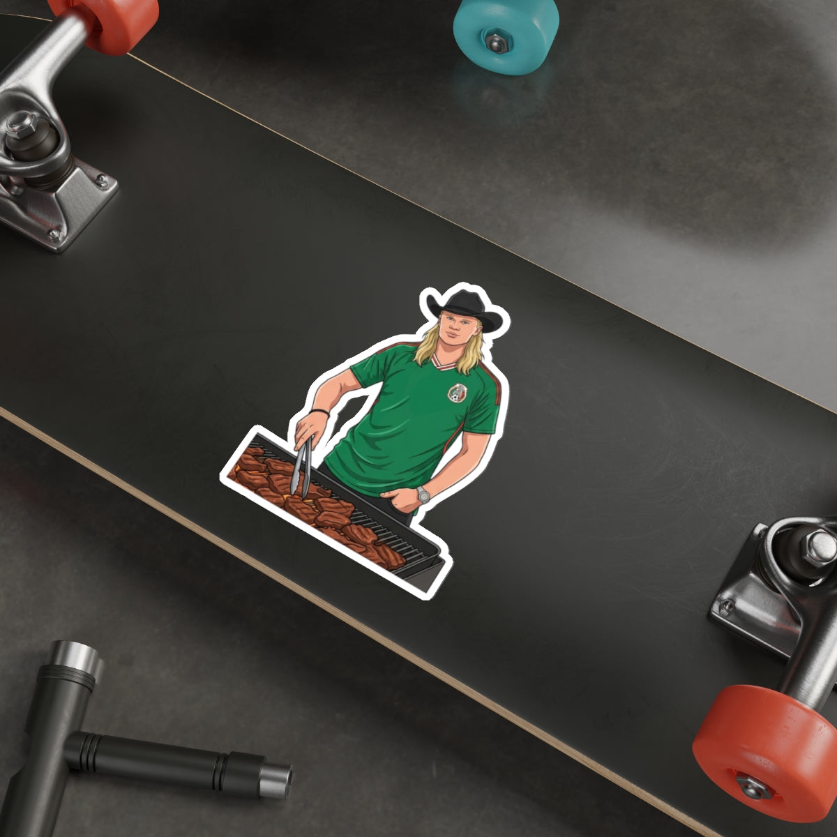 Erling Haaland - El Haaland Norteño Asador Sticker