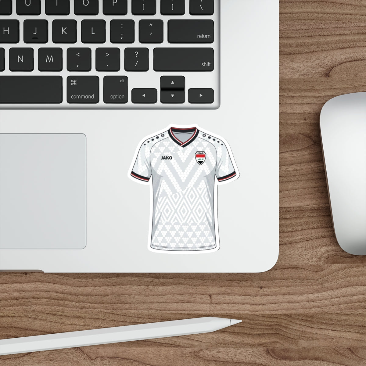 Iraq 2026 Home Kit Die-Cut Sticker – Football Vinyl Decal