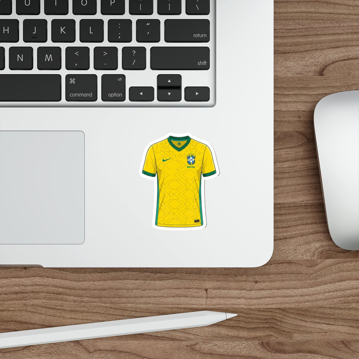 Brazil 2026 Home Kit Die-Cut Sticker – Football Vinyl Decal