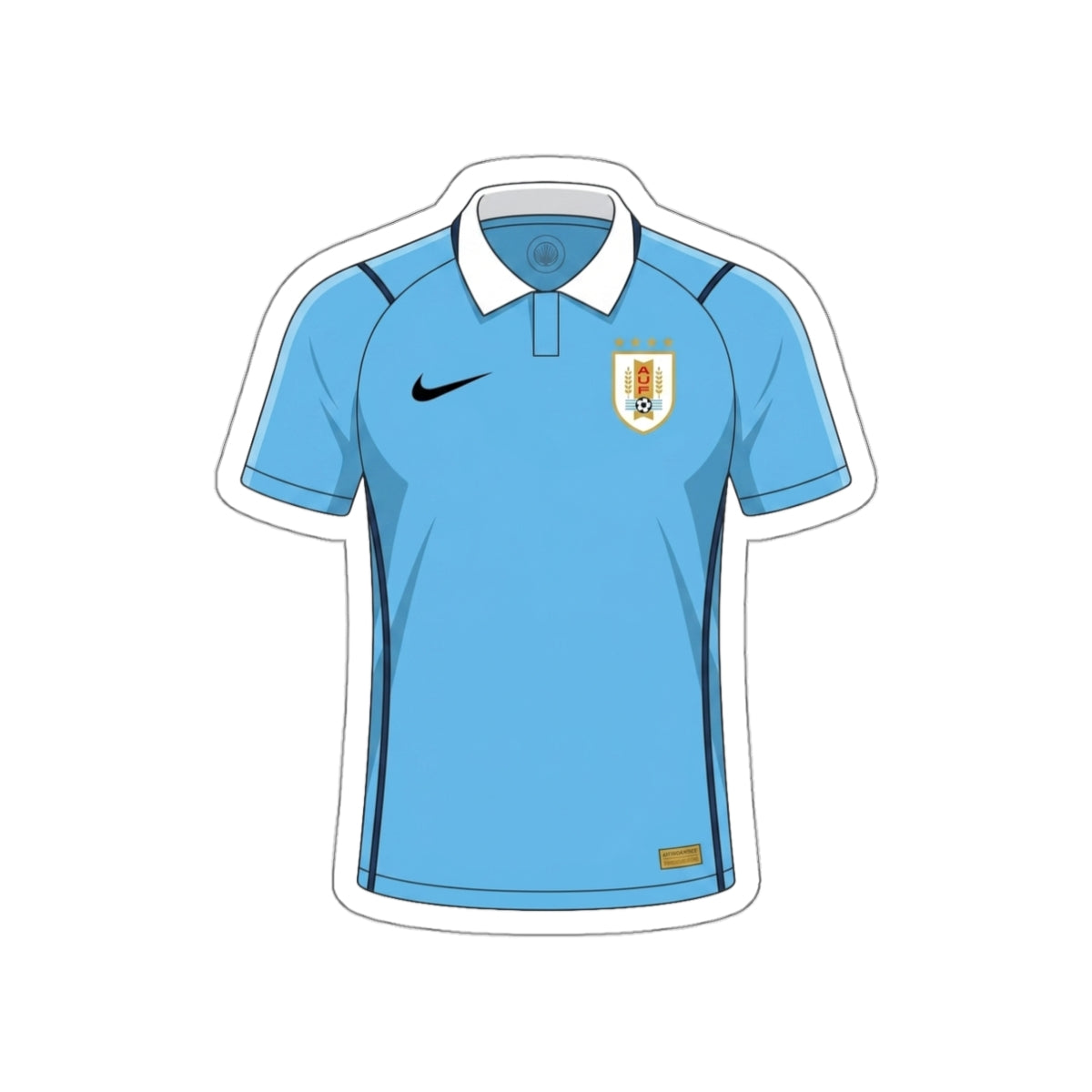 Uruguay 2024 Copa America Home Kit Die-Cut Sticker – Football Vinyl Decal