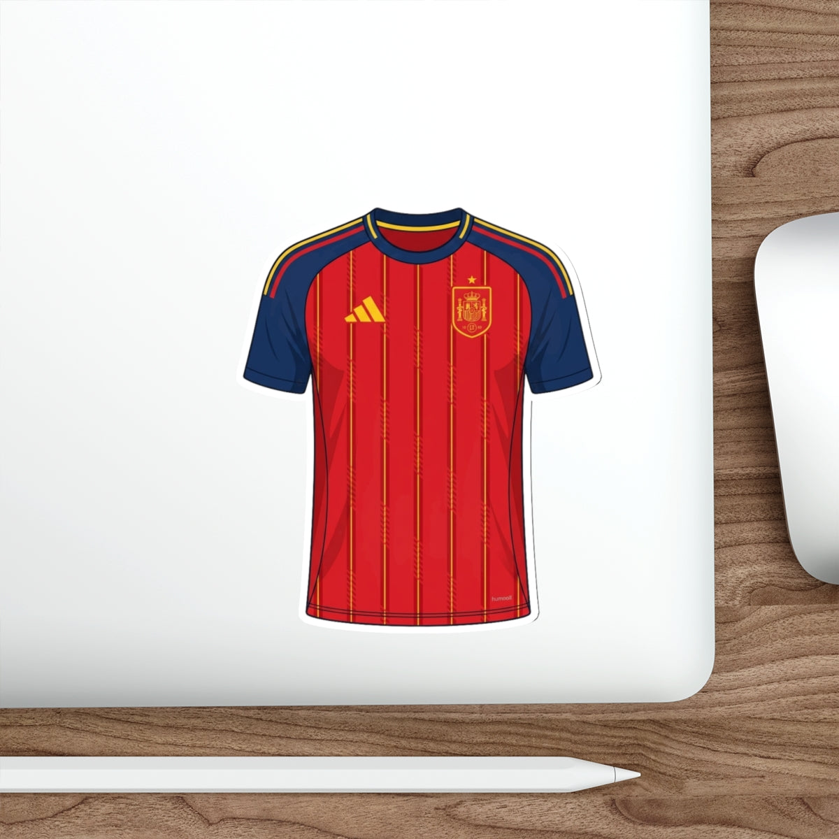Spain 2026 Home Kit Die-Cut Sticker – Football Vinyl Decal