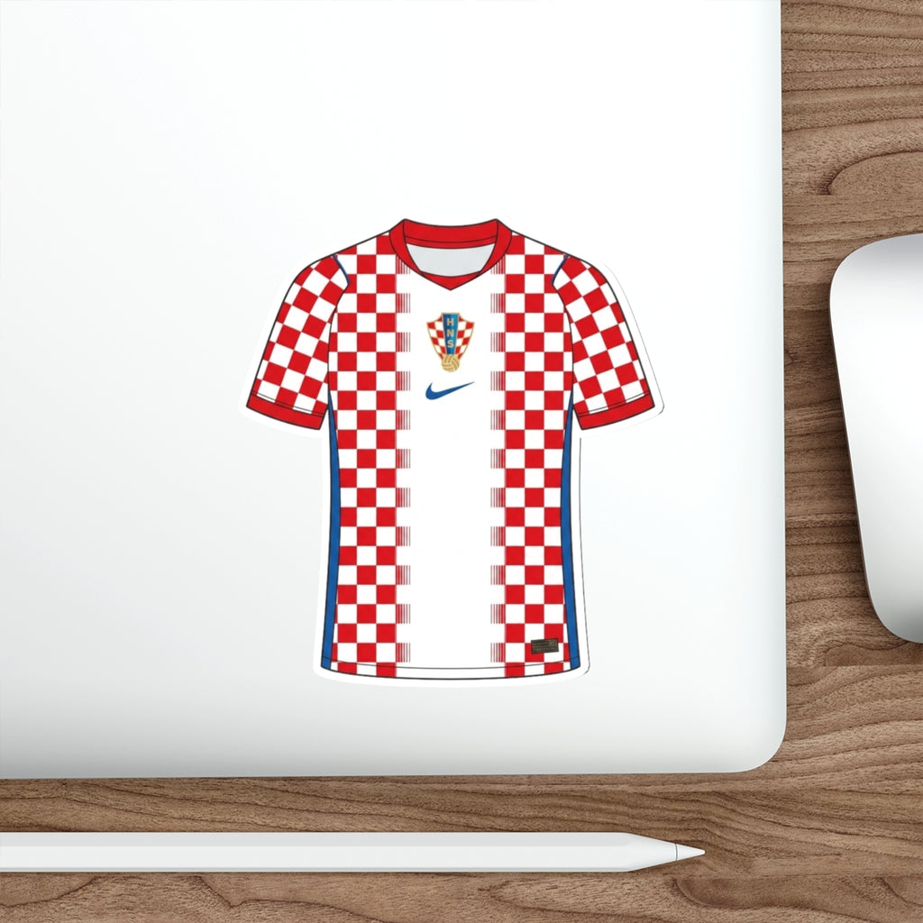 Croatia 2026 Home Kit Die-Cut Sticker – Football Vinyl Decal