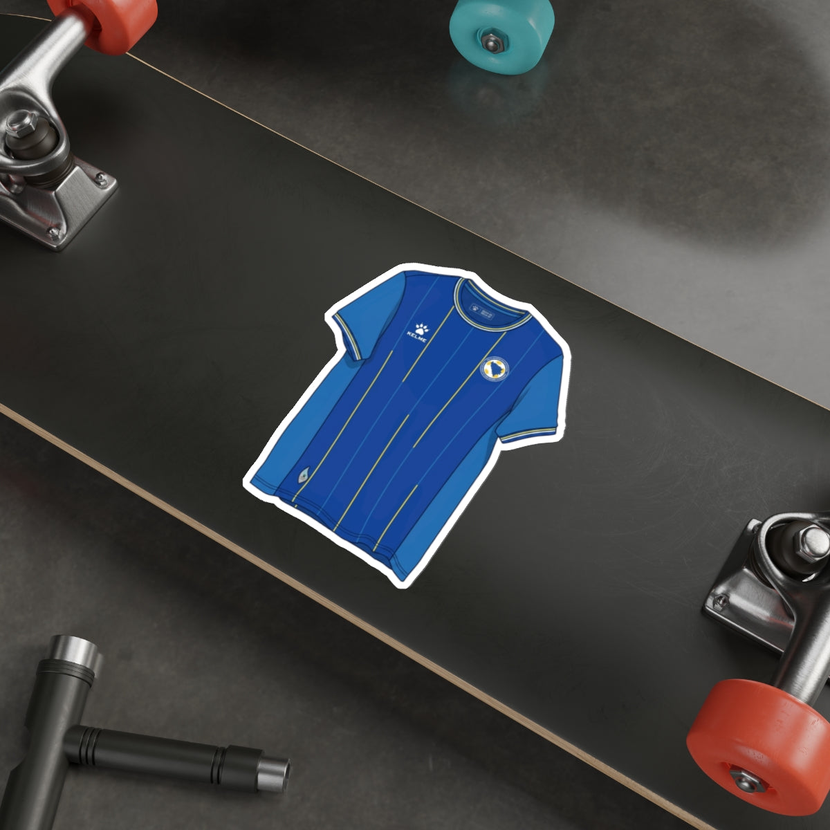 Bosnia & Herzegovina 2026 Home Kit Die-Cut Sticker – Soccer Vinyl Decal
