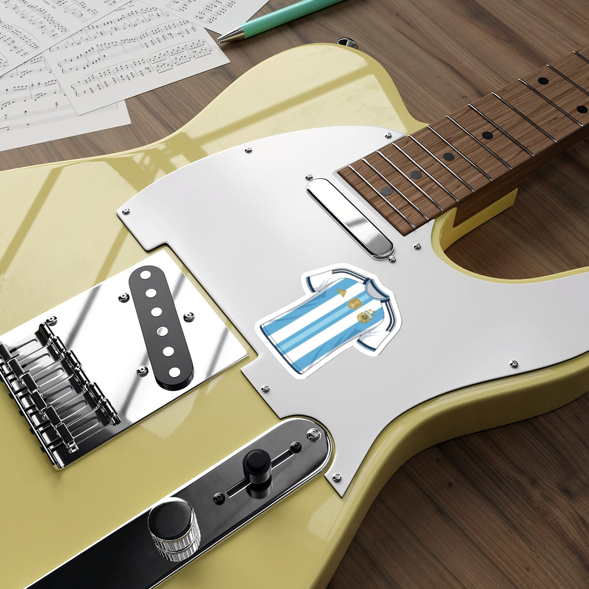 Argentina 2026 Home Kit Die-Cut Sticker – Football Vinyl Decal