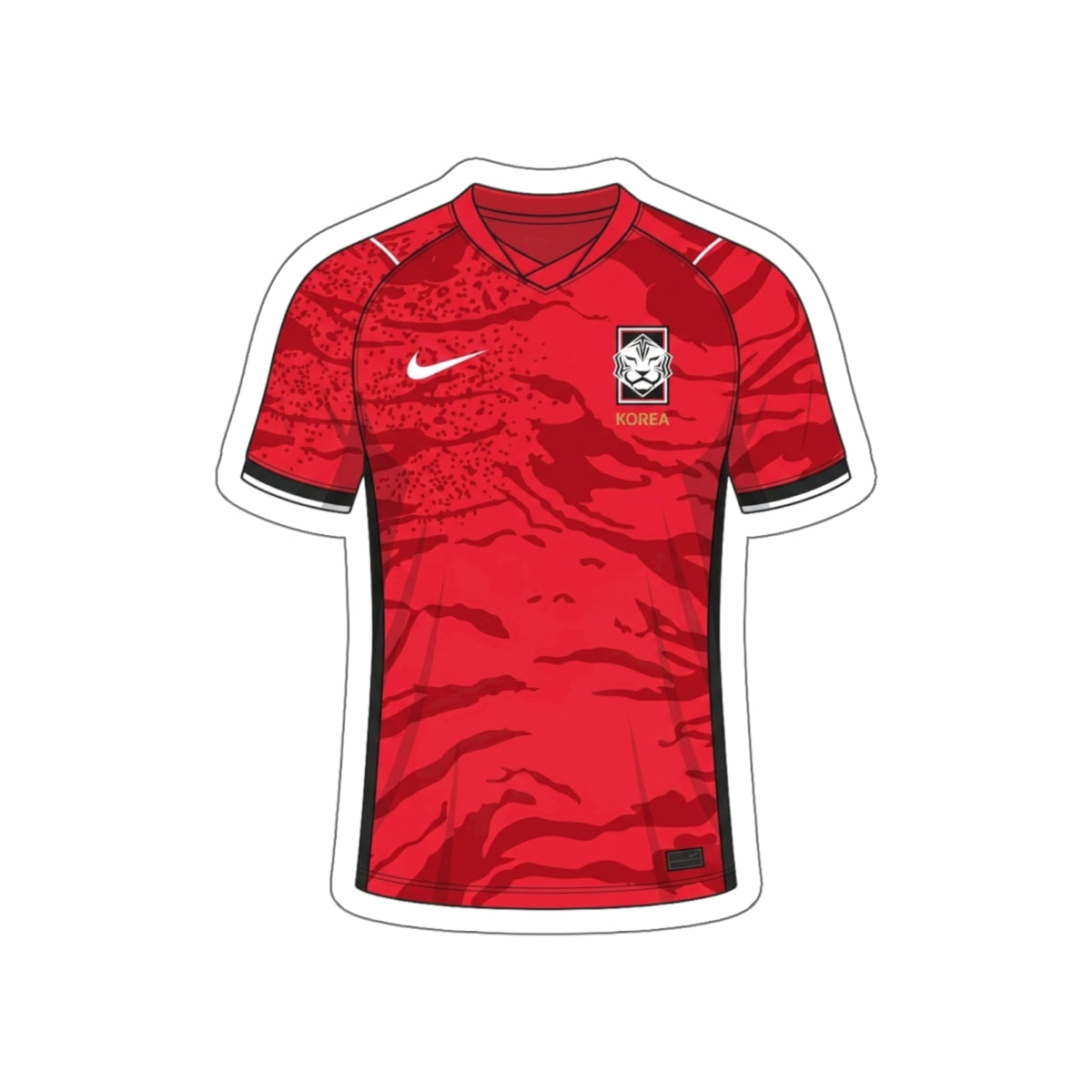 South Korea 2020 Home Kit Die-Cut Sticker – Football Vinyl Decal