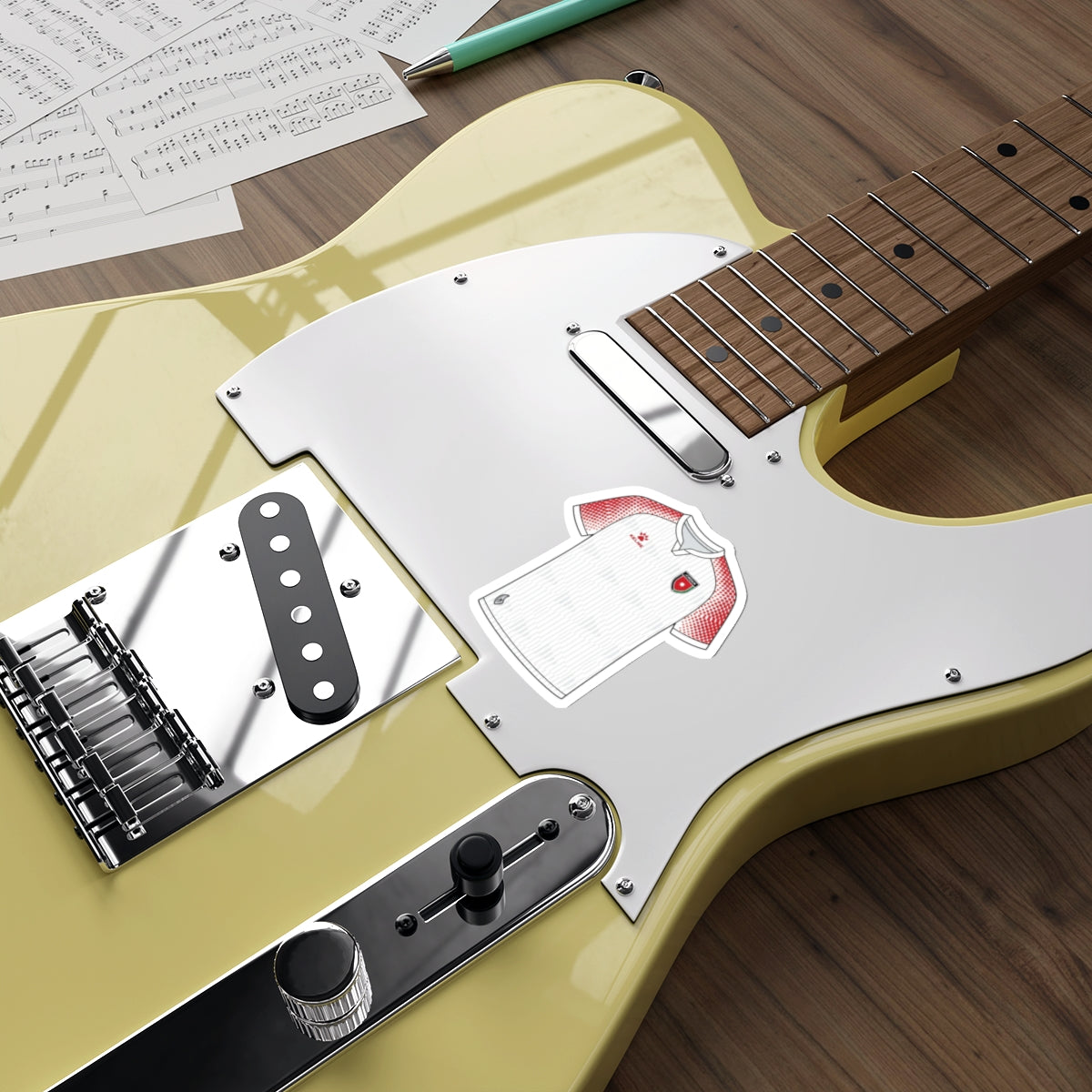 Jordan 2026 Home Kit Die-Cut Sticker – National Football Vinyl Decal