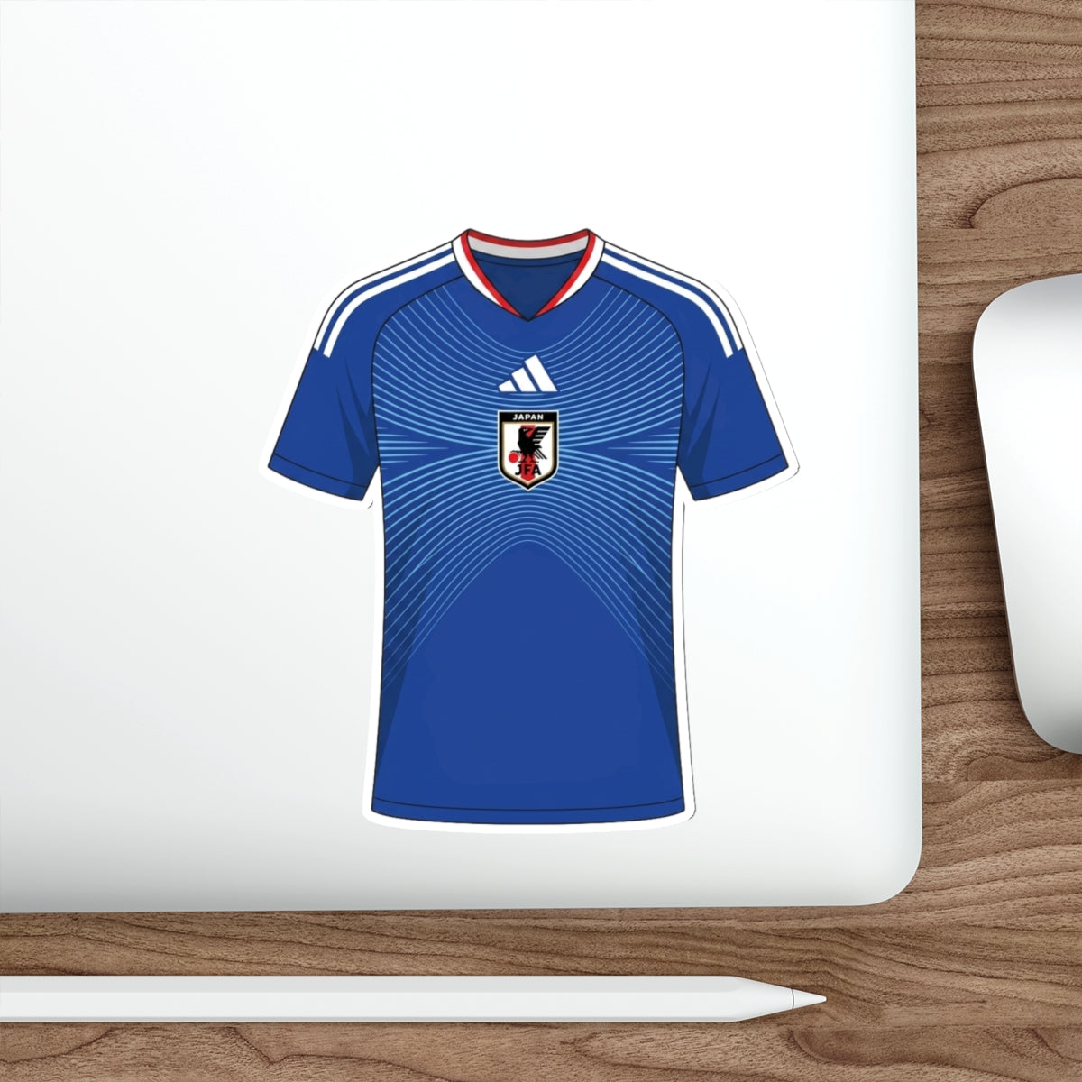 Japan 2026 Home Kit Die-Cut Sticker – Samurai Blue Soccer Decal