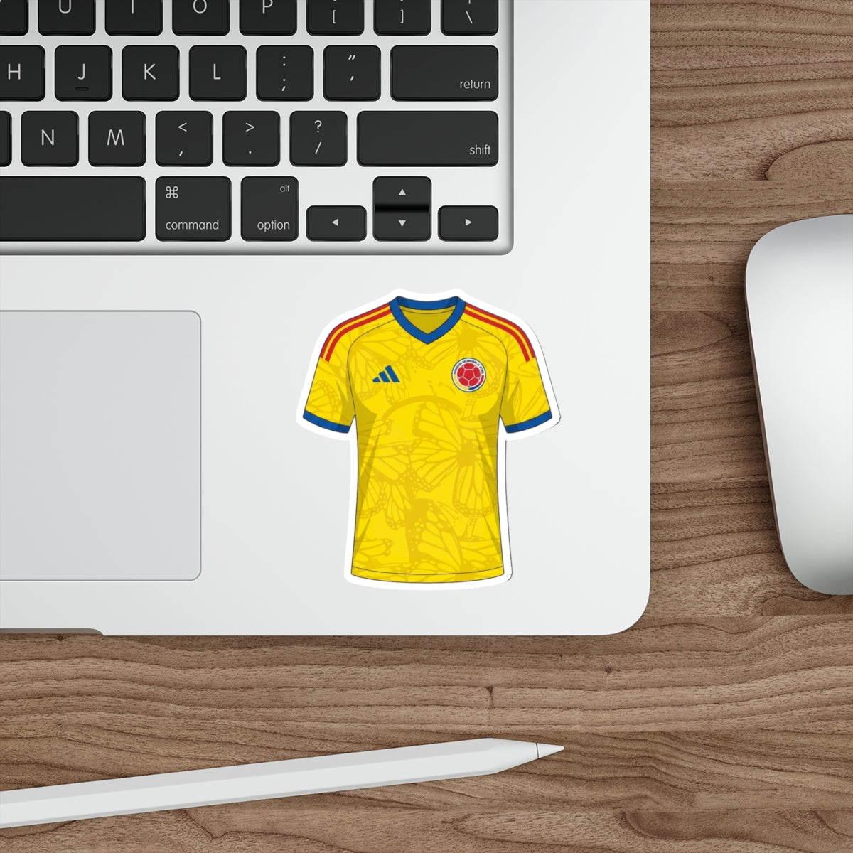 Colombia 2026 Home Kit Die-Cut Sticker – Football Vinyl Decal