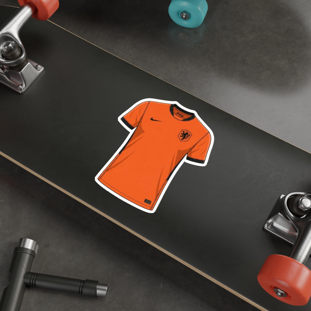Netherlands 2024 Home Kit Die-Cut Sticker – Oranje Football Vinyl Decal